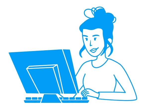 Girl with Laptop